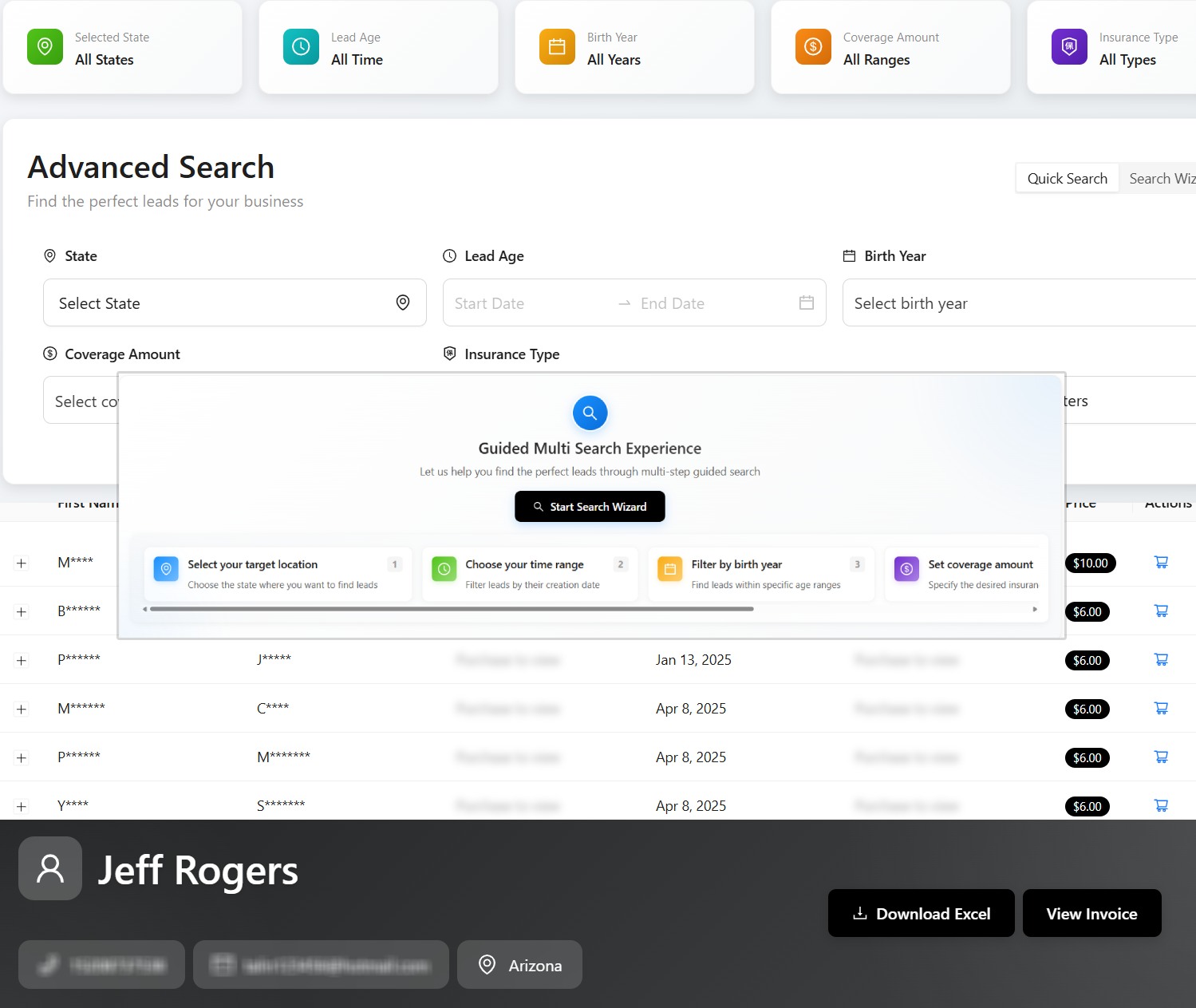 Lead Management Dashboard